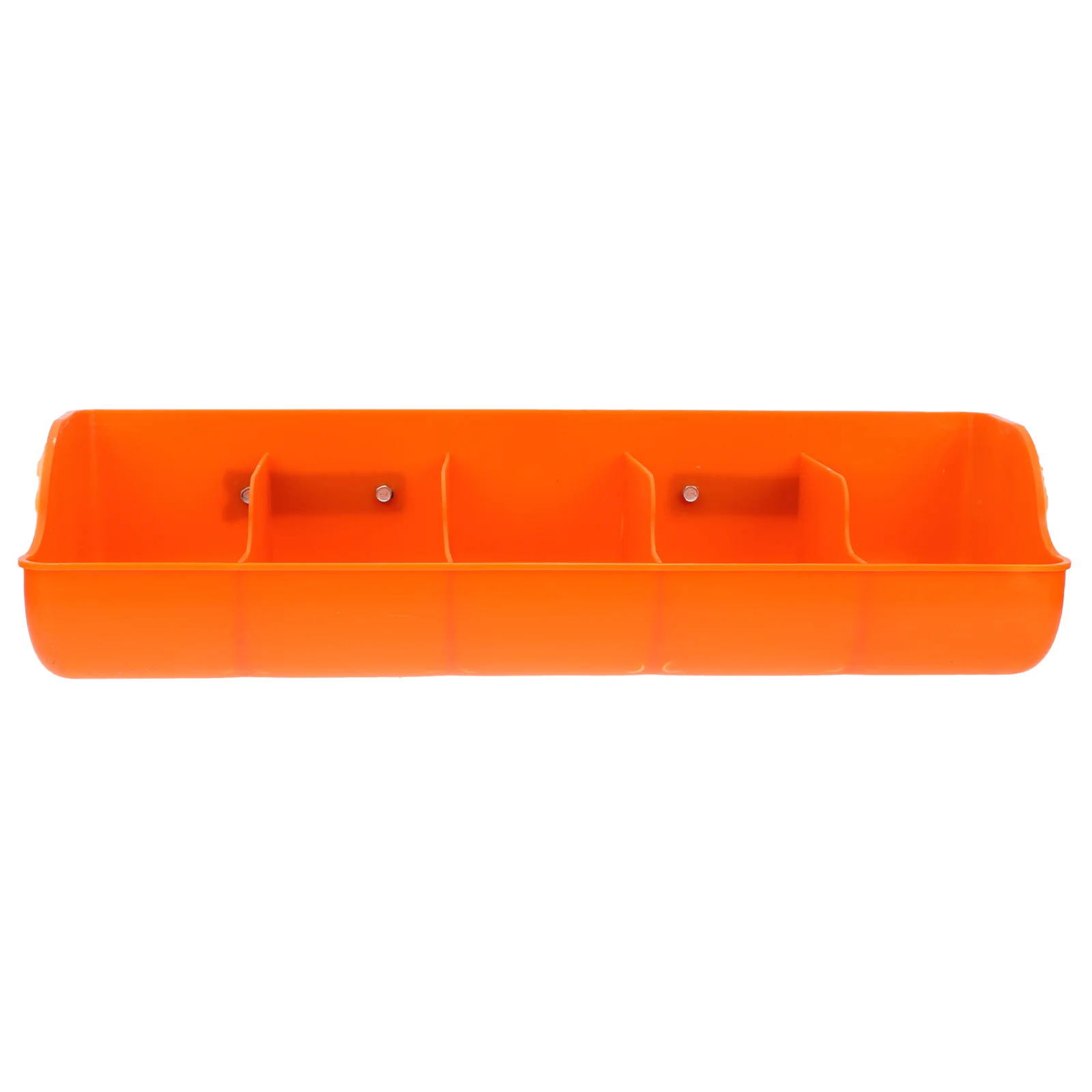 

Plastic Food Feeder 5-compartment Feeding Practical Groove Feeding Tool