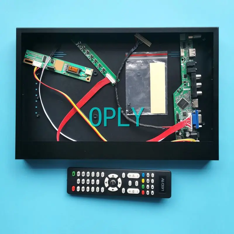 

For QD14XL07 QD14XL20 Analog TV Controller Board+Metal Case VGA HDMI-Compatible AV USB 1024*768 14.1" DIY Kit LVDS 30 Pin 1CCFL