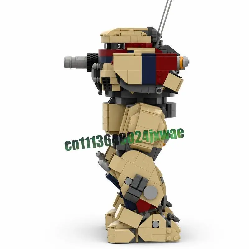 Фото Конструктор Urbanmech 1577 деталей: научно-фантастическая модель робота-меха для самостоятельной сборки, креативная игрушка для коллекции, головоломка для демонстрации, подарки на день рождения №4