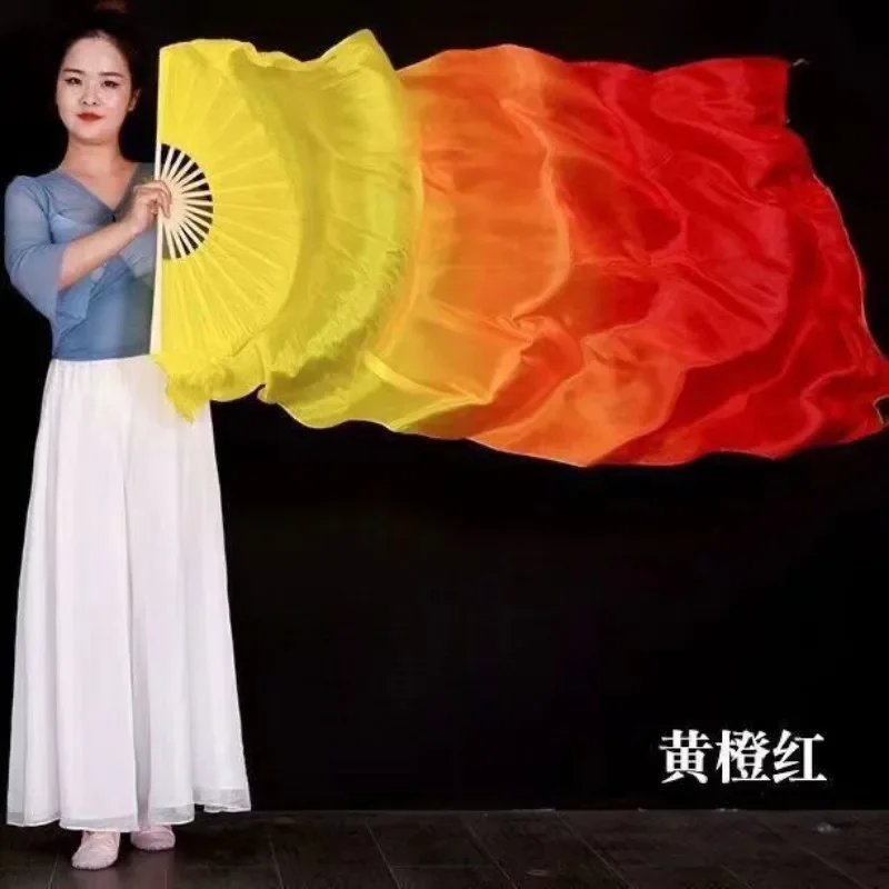 Лидер продаж детский женский веер для танца живота градиентный цвет танцовщица