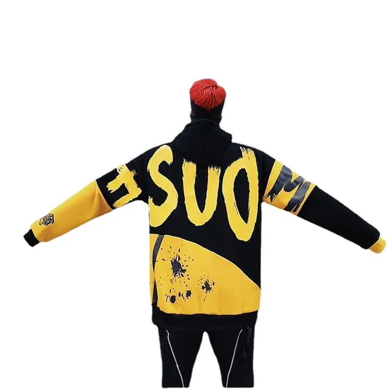 

New Hip hop women's fashion for fall winter 2023 couples long sleeved print hoodies for men and women