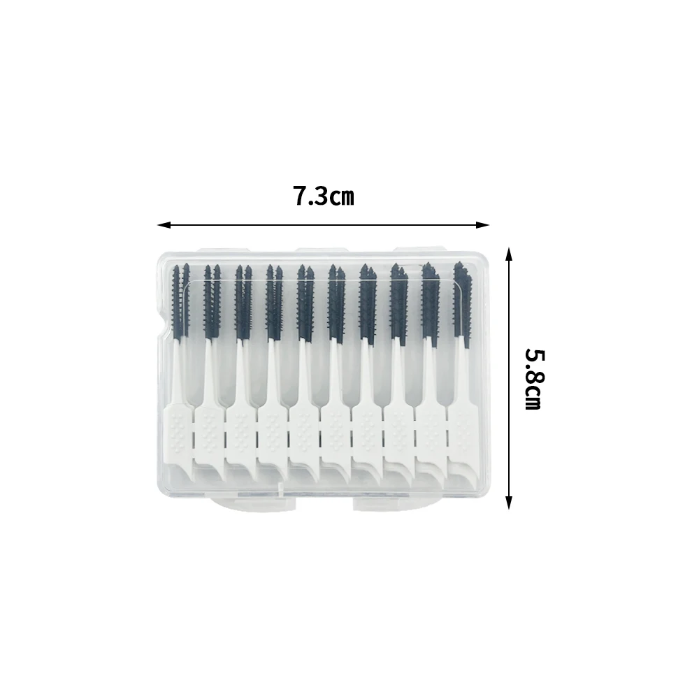 2 коробки межзубные щетки силиконовая между зубами Ортодонтическая зубочистка