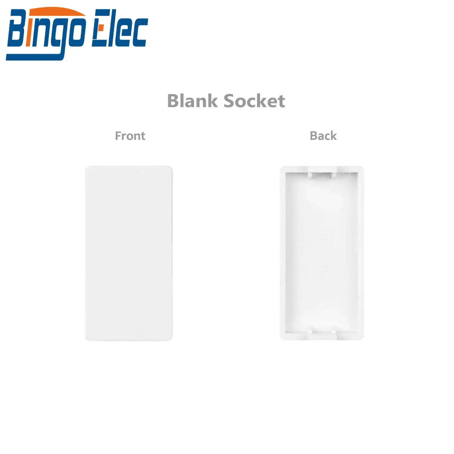 Bingoelec модульная белая стеклянная рамка для розетки
