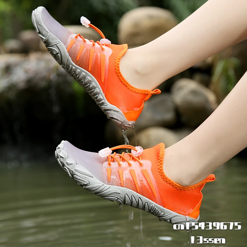 

Unisex Summer Aqua Water Shoes Men Women Breathable Mesh Outdoor Sports Shoes Woman Barefoot Sandals Beach Swim Sneakers
