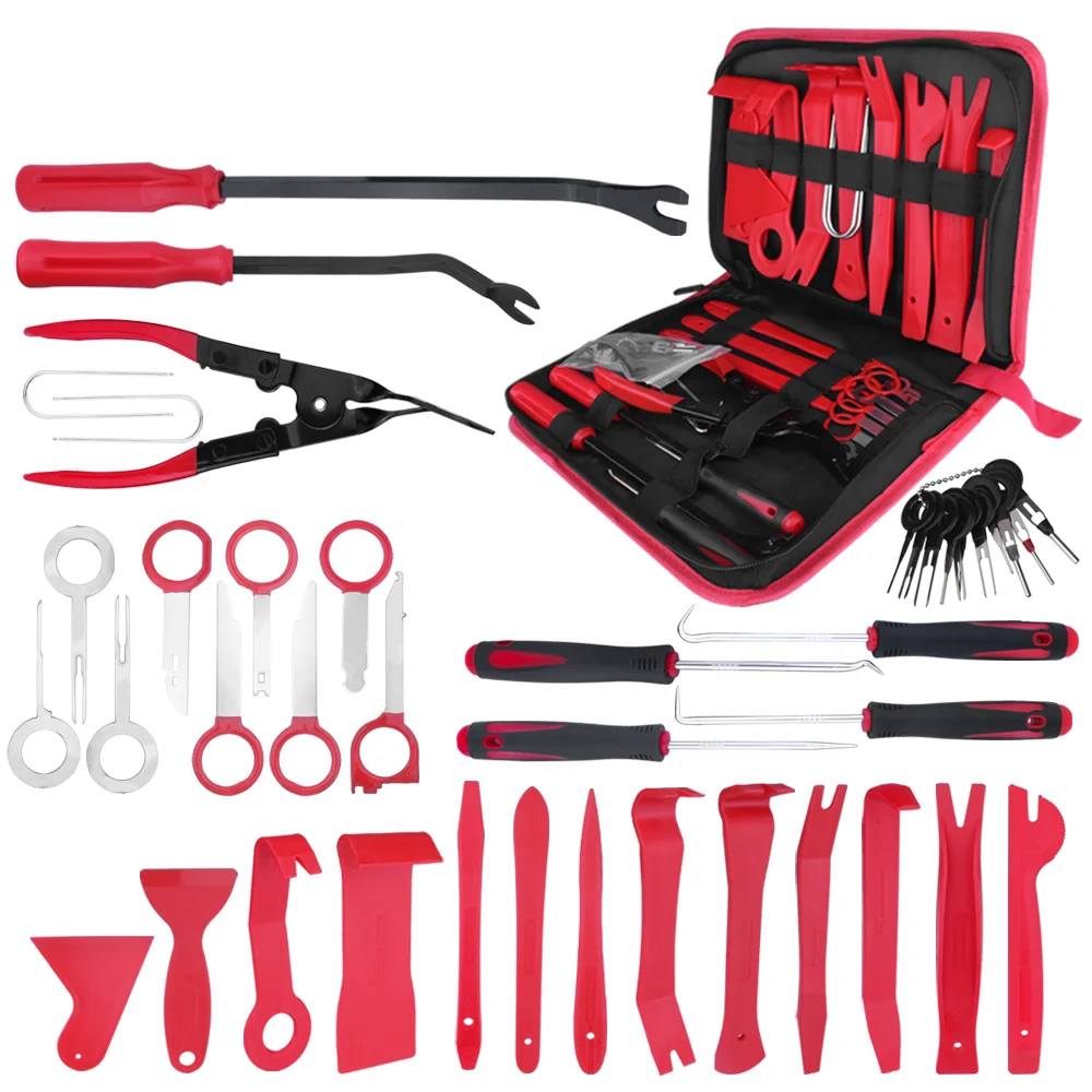 

New low price Car Audio Repair Tools Trim Removal Tool Car Panel Door Audio Trim Removal Tool Kit Auto Clip Pliers Fastener