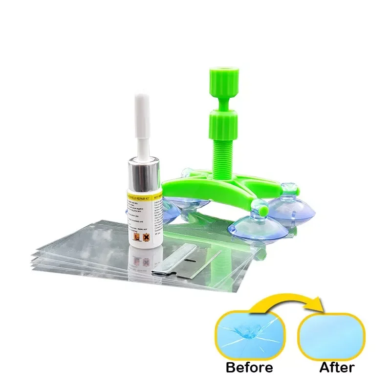 

Windshield Repair Kit Car Glass Repair Tool For Chip Crack Window Screen Polishing DIY Car-Styling Auto Maintenance Tools Sets