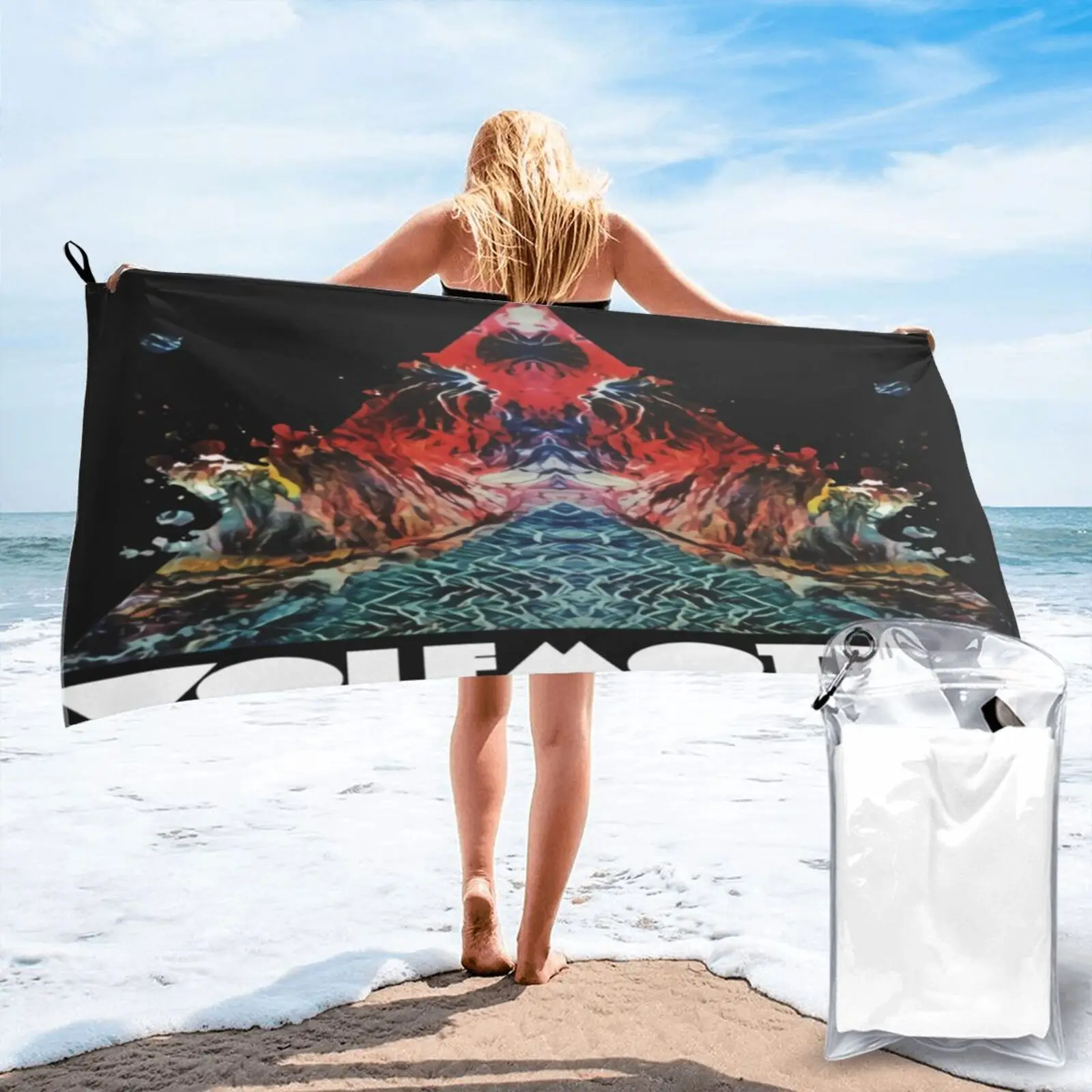 

3 полотенца Wolfmother, пляжное полотенце, роскошная Пляжная накидка, полотенце, банная сауна, набор мебели для ванной комнаты, наборы мебели для ...