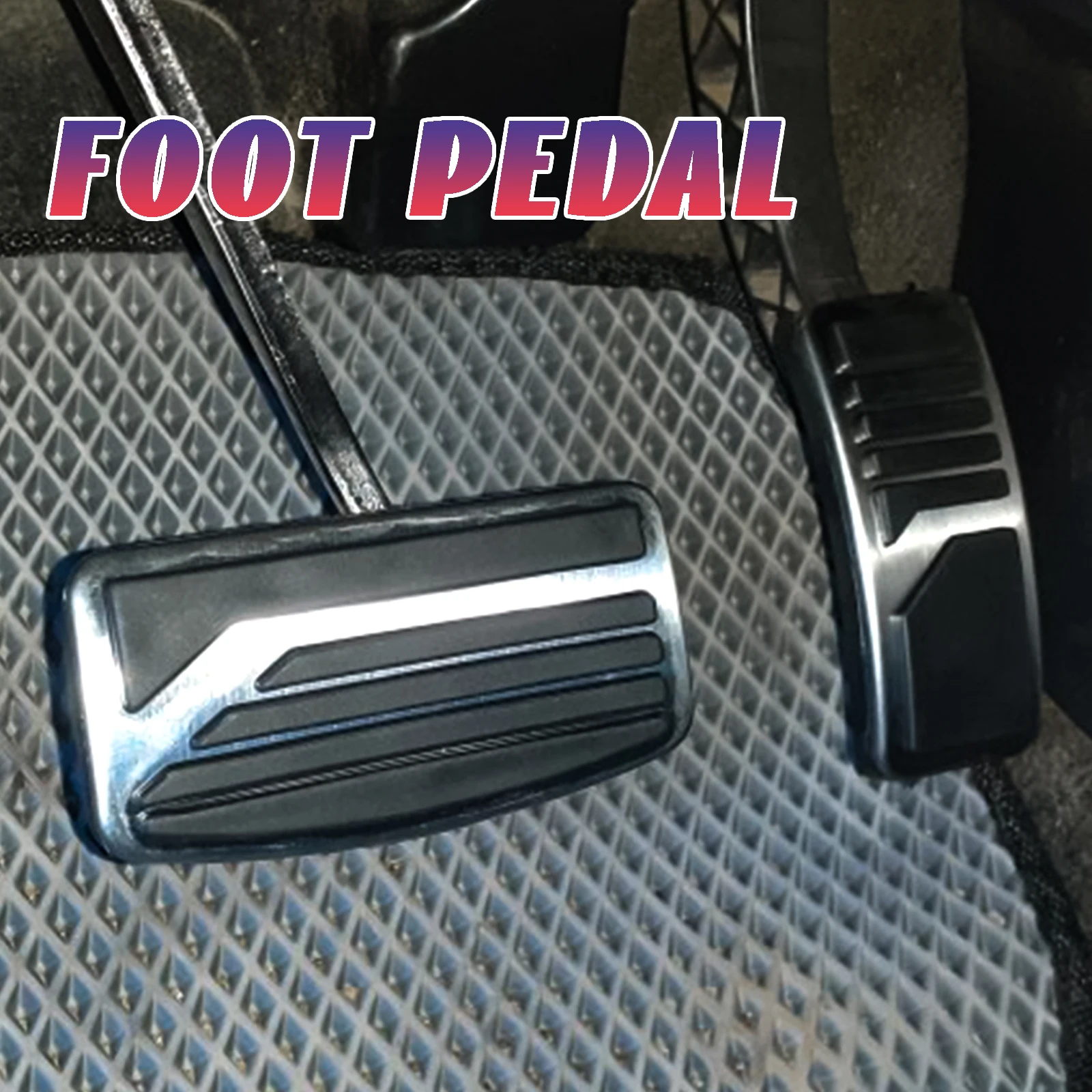 

Чехол на педаль автомобиля AT для Mitsubishi Outlander 2019 Pajero 3 4 Lancer X Eclipse Cross, подставка для ног, тормозная муфта, педаль газа