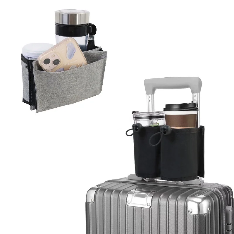 Armrest Cup Storage Bag Travel Portable Trolley Case Water Bottle Holder Oxford Cloth