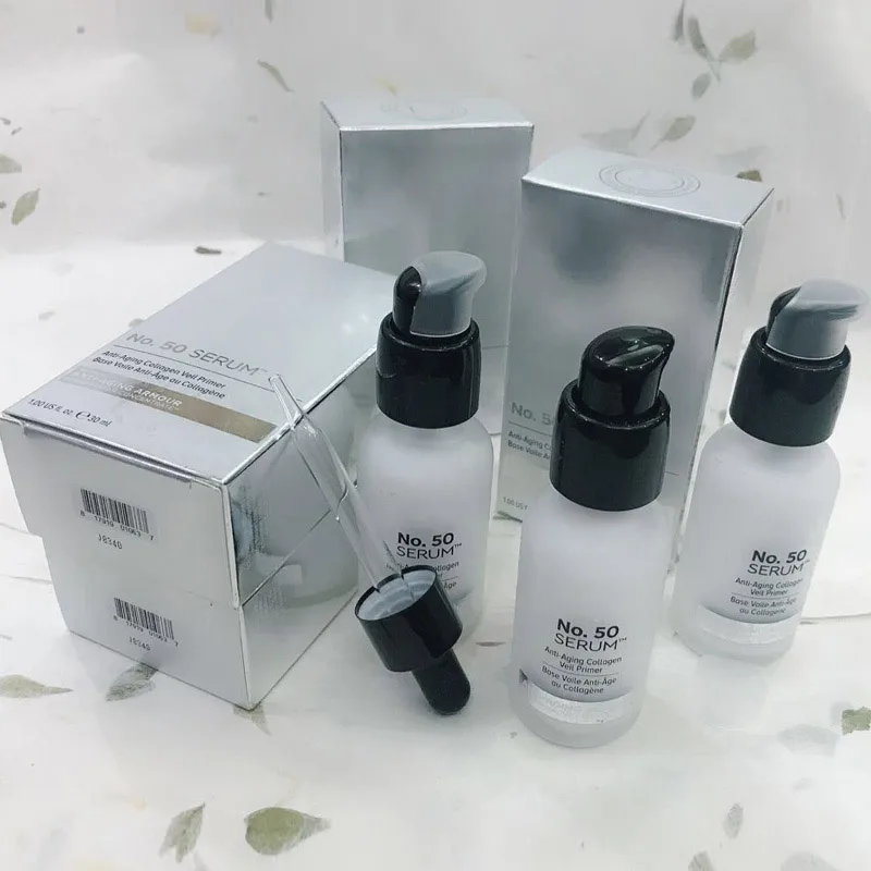 10Pcs/lot Face Makeup Anti-Aging Collagen Veil Primer Moisturizing Hydration Skin Care Cream Lotion Oil-Control Skin Primer
