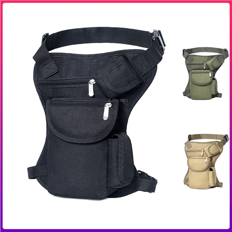 

Tactical Thigh Bag Hunting Shooting Combat Climbing Adjustable Drop Leg Pack Hiking Camping Multifunctional Portable Waist Bags