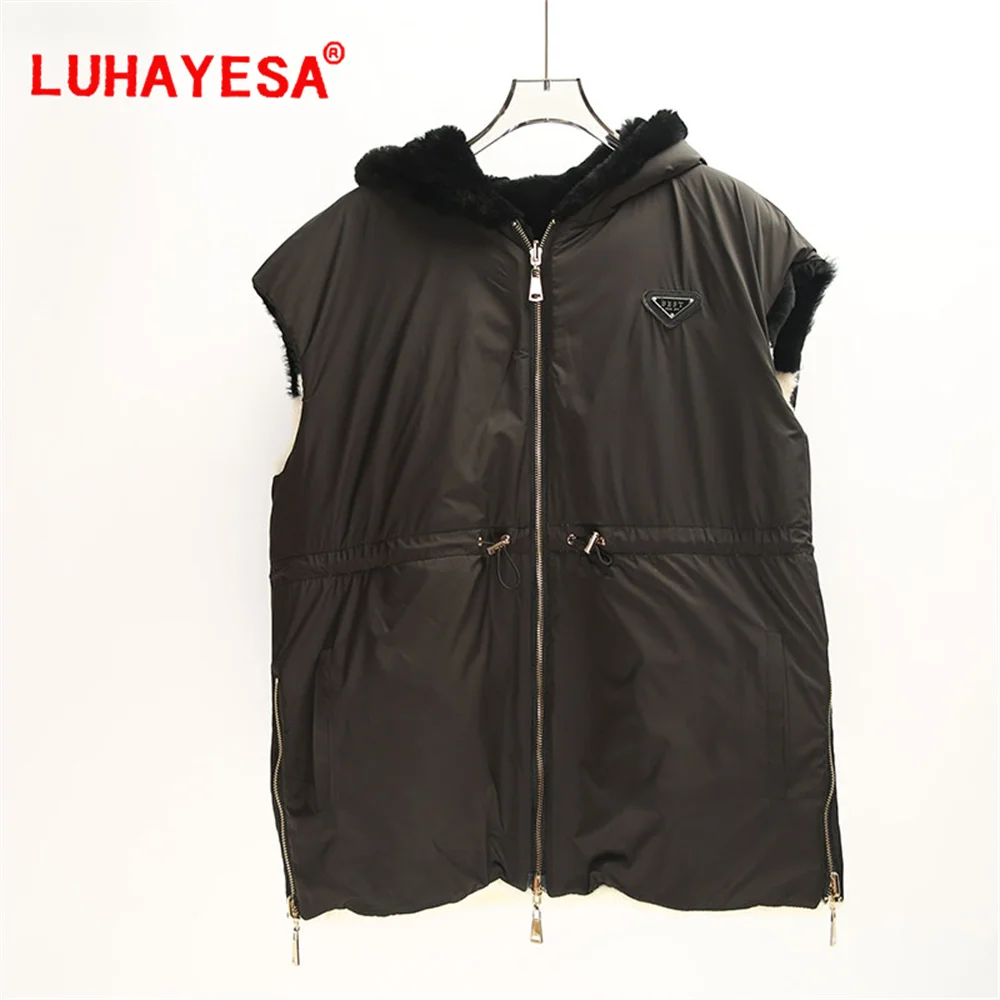2024 Австралийский жилет из овчины с мехом мериноса ягненка женский L Vissesa новый