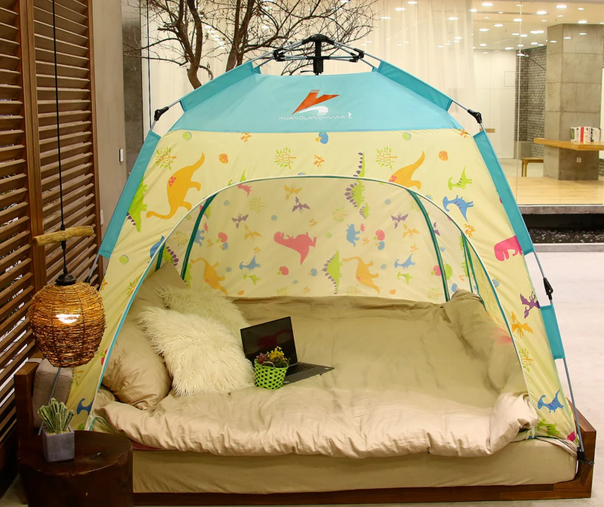 Indoor Tent Fully Automatic Winter Warm Windproof Ultralight Birthday Holiday Gifts for Boys and Girls Kids Play | Спорт и