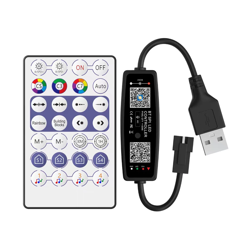 Bluetooth контроллер для светодиодных лент  WS2812B