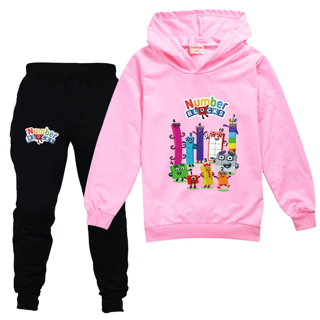 

Cute Numberblocks Clothes Kids 2023 Spring Clothing Toddler Girls Long Sleeve Hoodies+Jogging Pants 2pcs Set Baby Boys Tracksuit