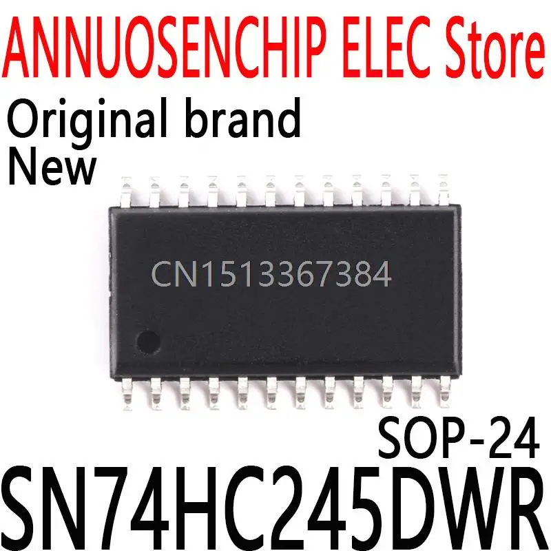 Новые и оригинальные 74HC245D SOP24 74HC245 SOP SMD SN74HC245DWR, 10 шт.