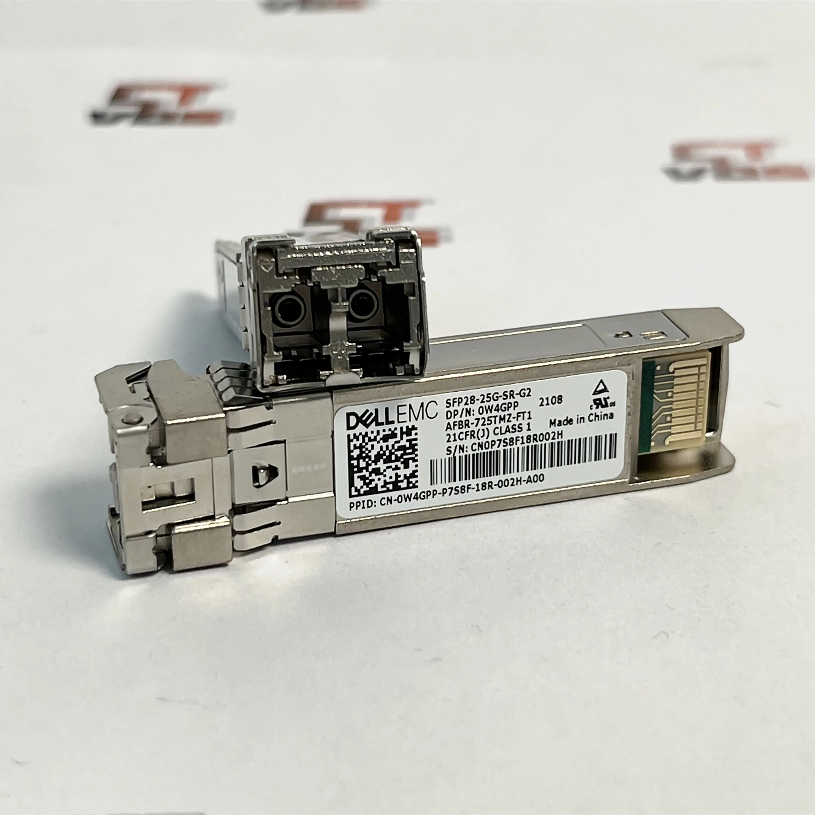 Dell EMC SFP28-25G-SR-G2 AFBR-725TMZ-FT1 W4GPP 25GBe 850nm 100m Mmf Duplex Lc Pluggable Transceiver *Free Shipping*