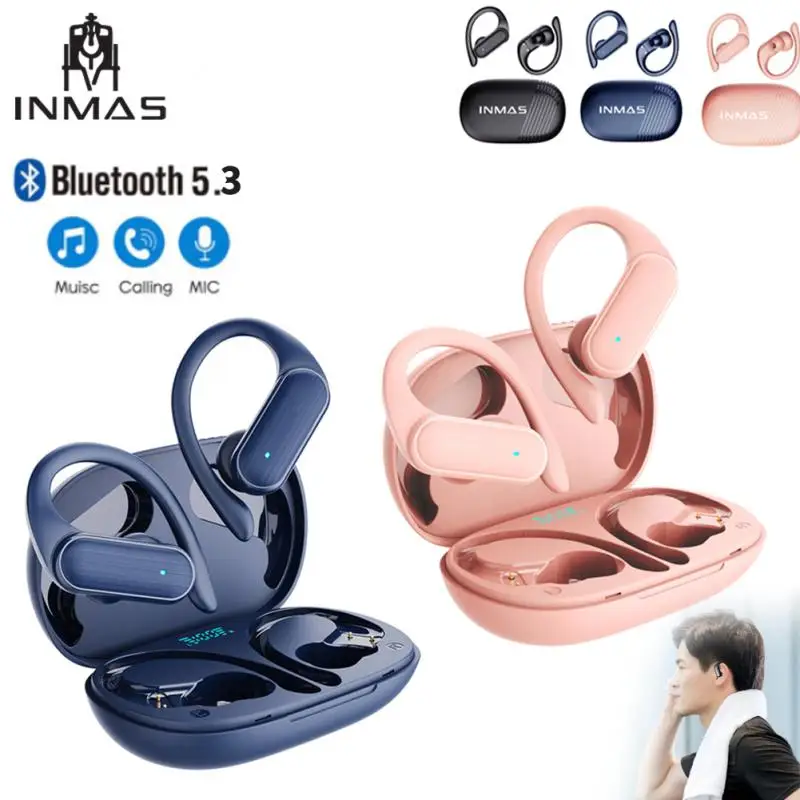 

INMAS для Mi TWS Беспроводные водонепроницаемые наушники Bluetooth 5,3 наушники беспроводные шумоподавляющие наушники IPhone гарнитура для спорта