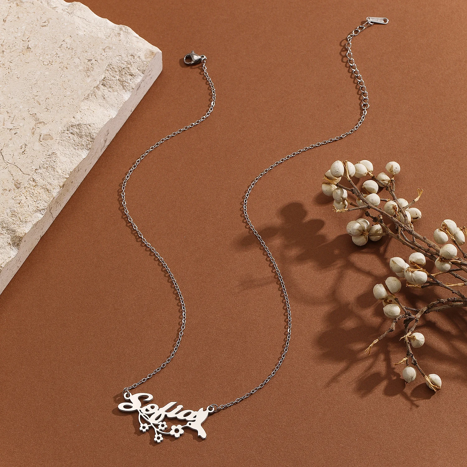 1 шт. индивидуальное ожерелье с подвеской в виде английского имени и птицей