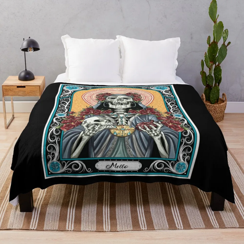 

Одеяло для дивана с изображением Санты мертвого