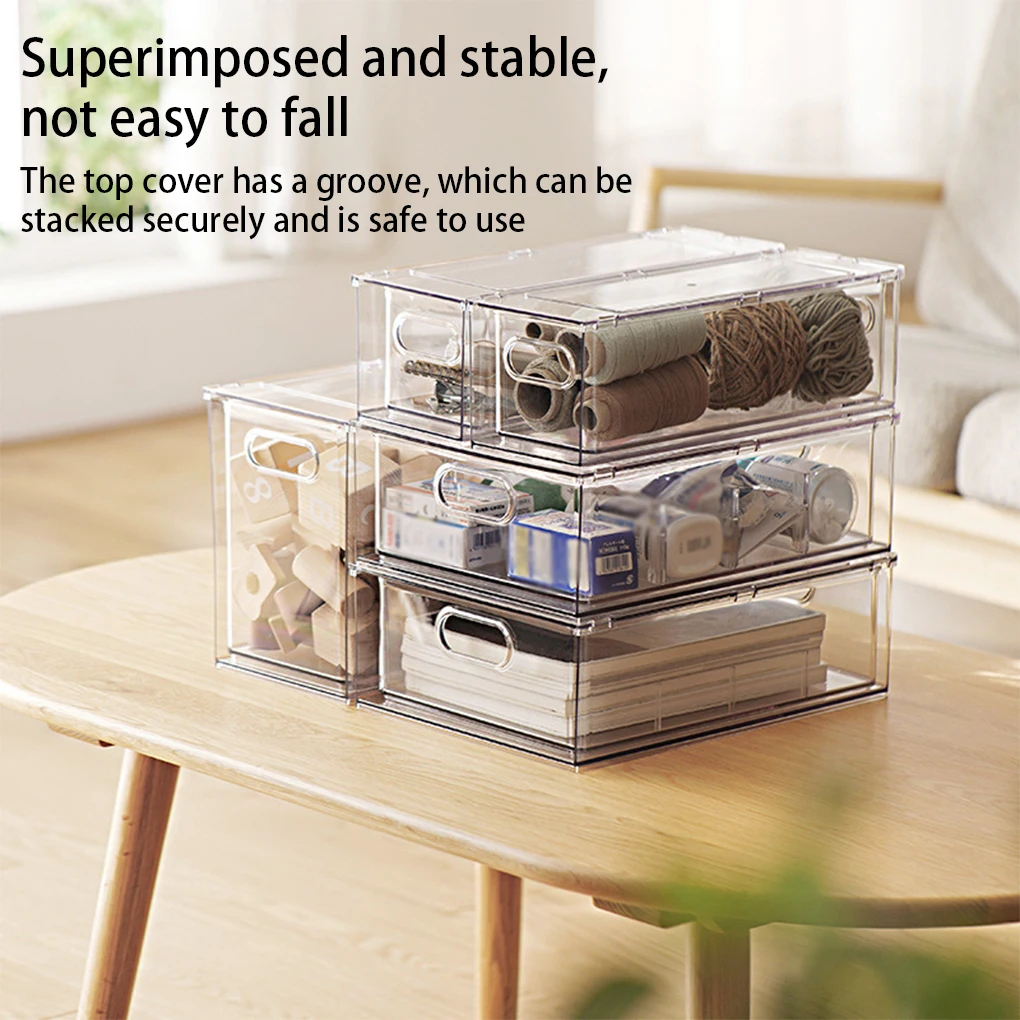 

Tabletop Storage Drawer Desktop Organizer Freezer Countertop Box Bedroom Organization Case Cabinet Shoes Holder Bin