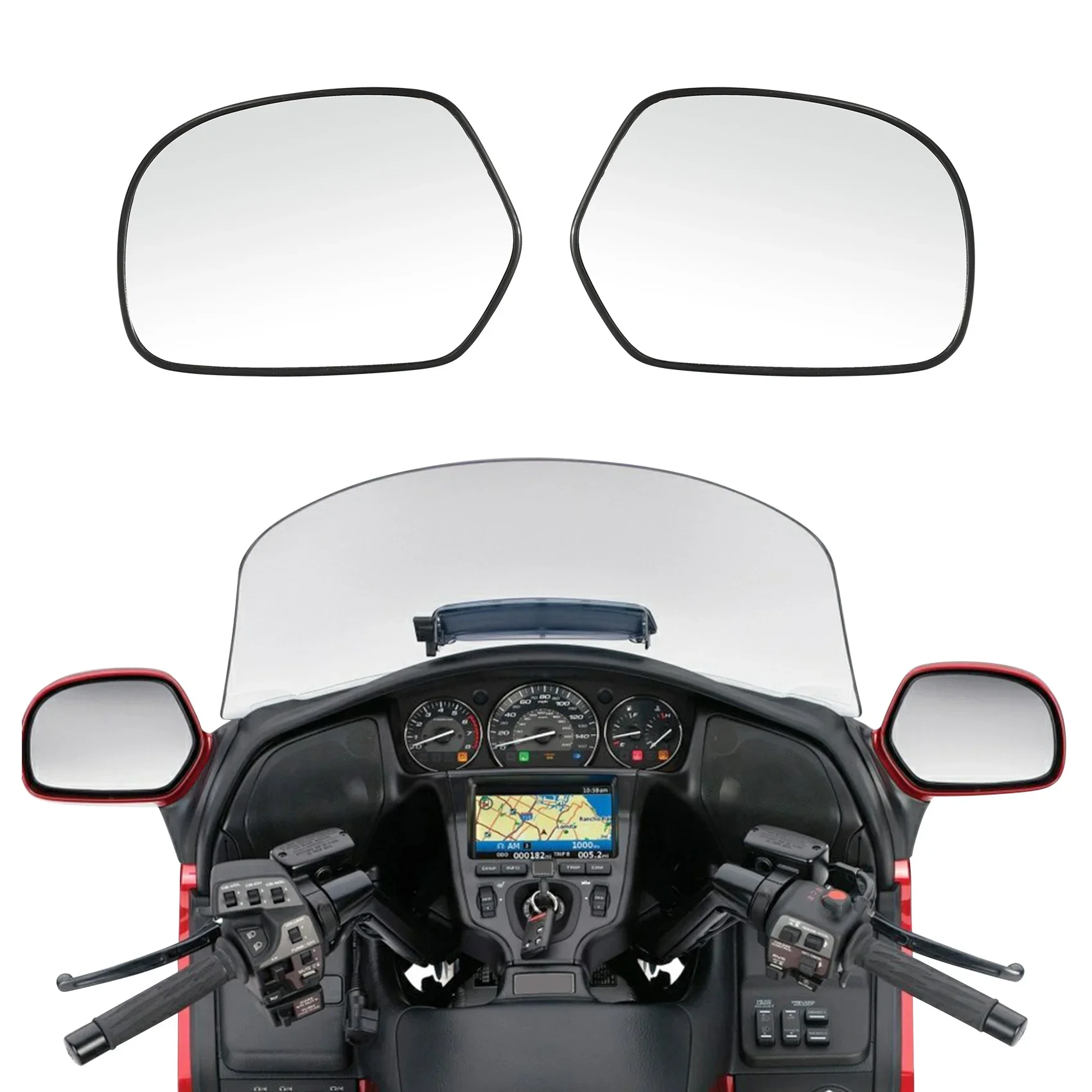 Для Honda Goldwing Gold крыло GL1800 GL 1800 01-17 16 2015 левая/правая сторона прозрачные аксессуары