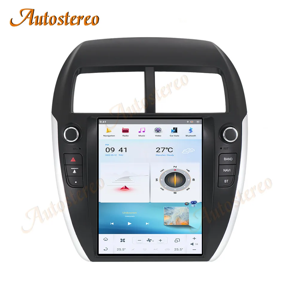 10 4-дюймовый Carplay Android13 Автомобильный GPS-навигатор для Mitsubishi ASX 2010-2014