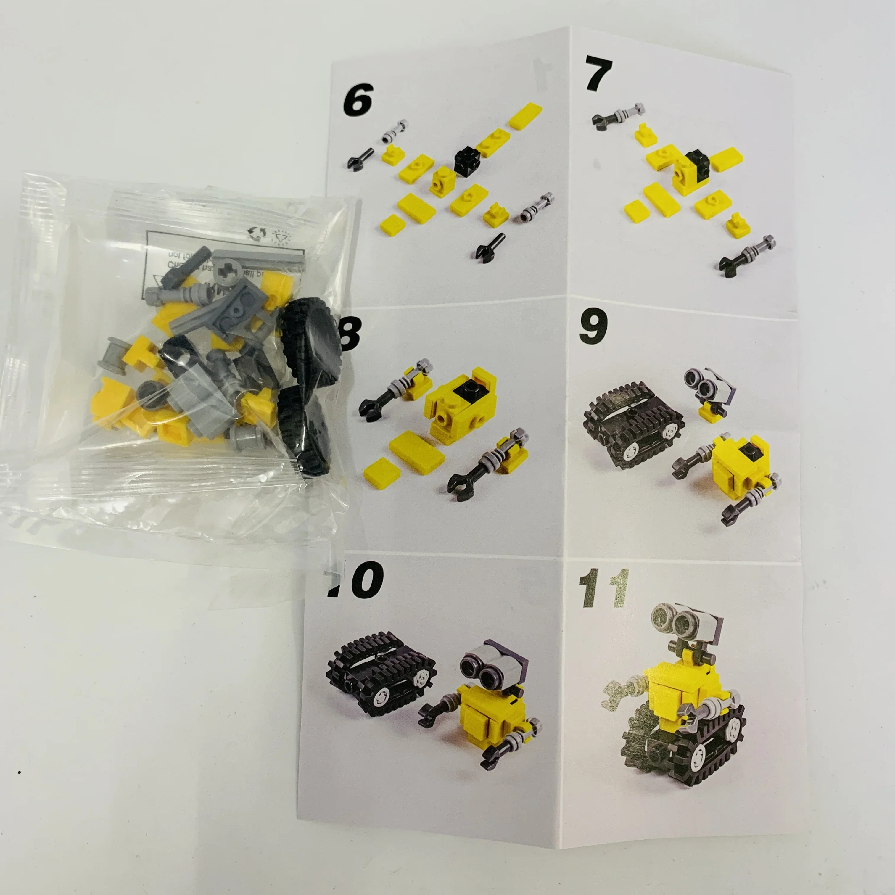 Набор Образовательных Строительных Блоков-роботов Для Детей Совместимый С LEGO DIY