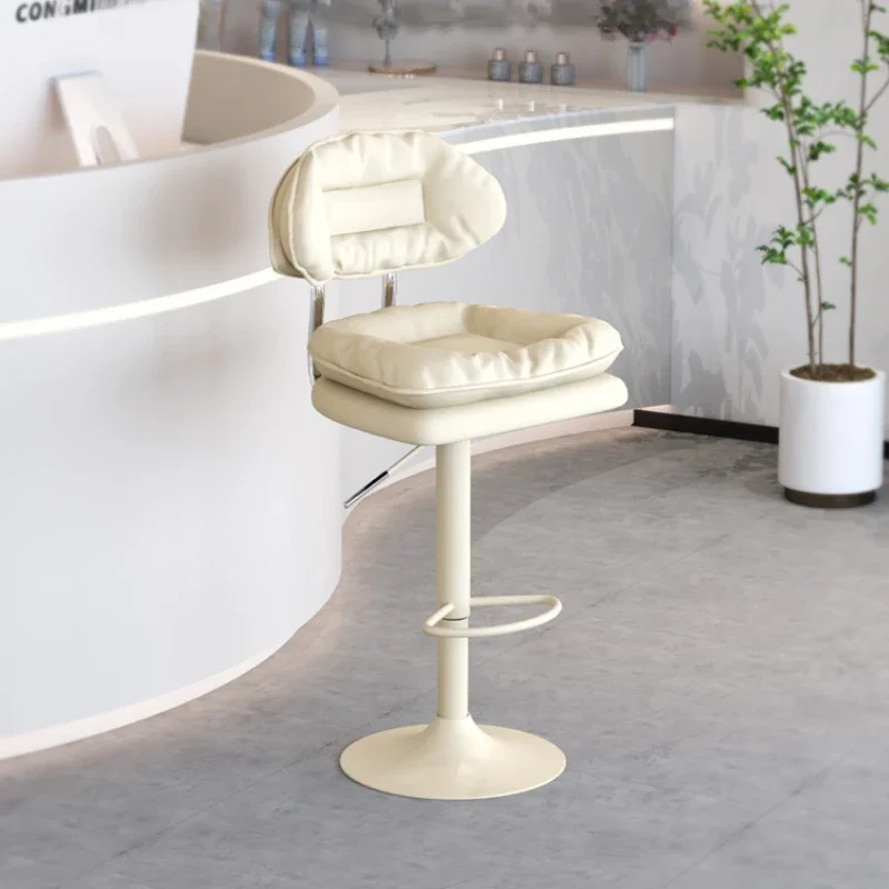 Дизайнерские современные барные стулья минималистичные металлические высокие