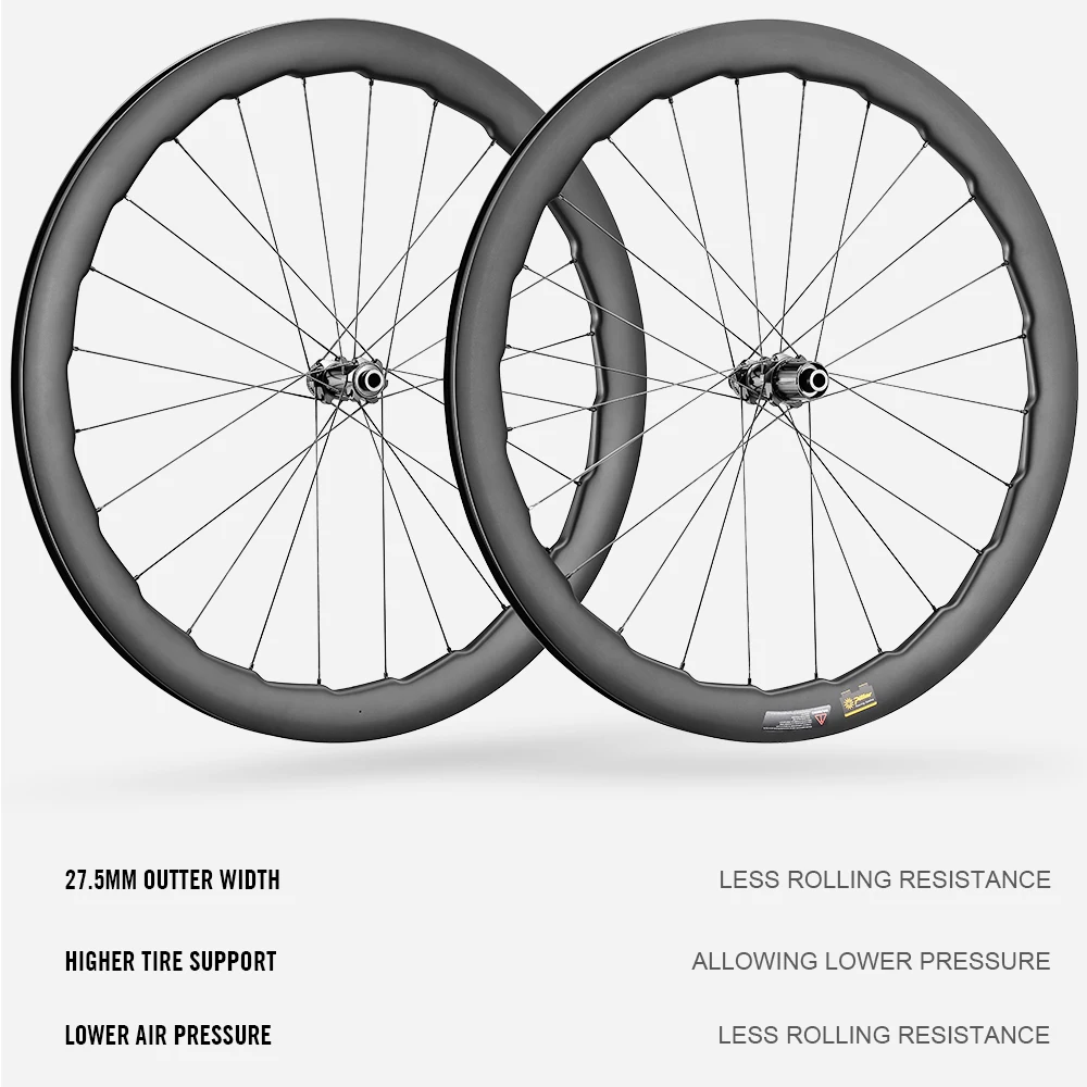 Карбоновые колеса RYET 700C синусоидальные велосипедные диски для шоссейного