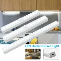 dimmable motion sensor wireless led night light usb rechargeable lamp for bedroom kitchen under cabinet wardrobe staircase wall