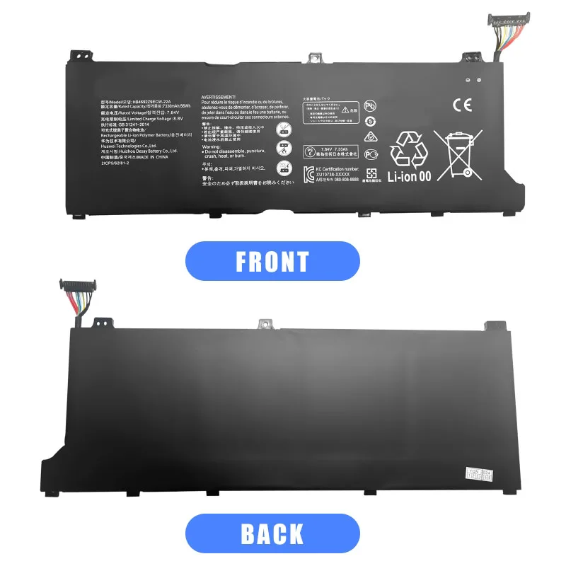 Оригинальный аккумулятор для ноутбука планшетов Huawei MateBook 14 7330