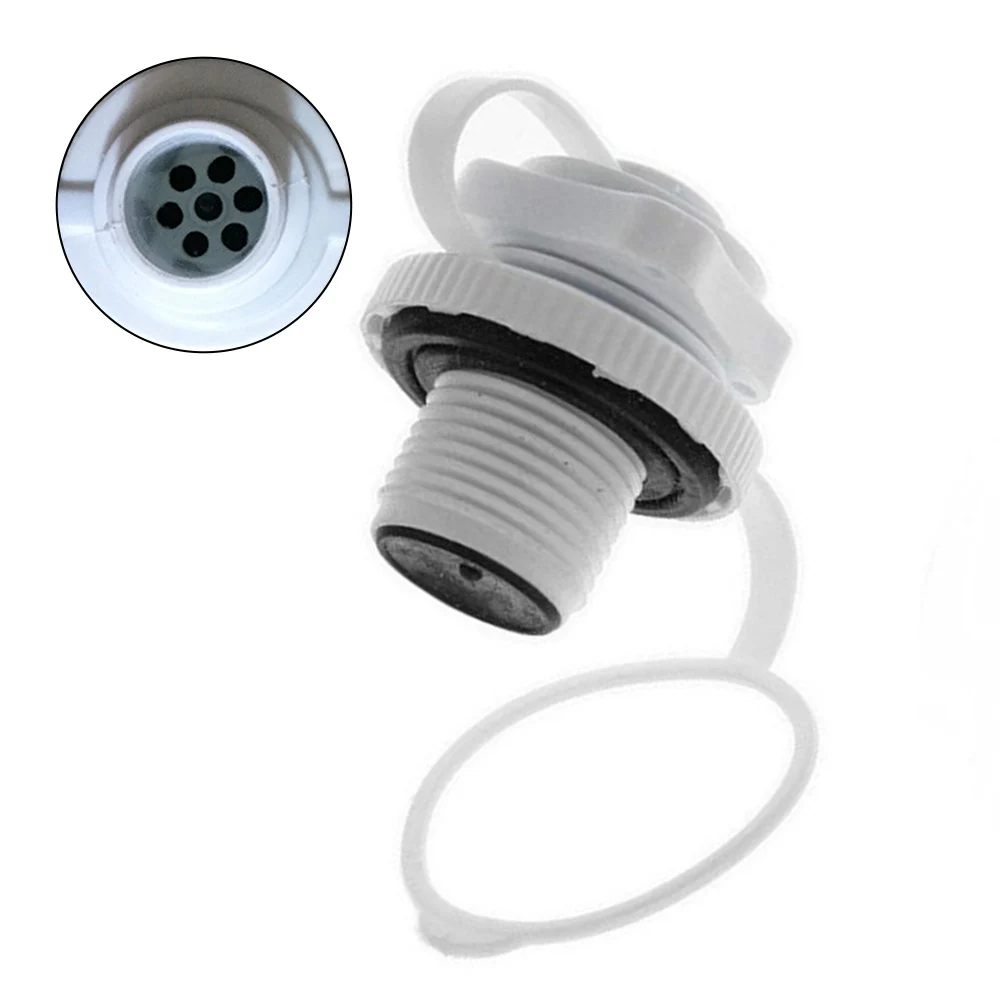 

2.2cm Screw Inflation Valve Cap White Plastic Air Valve For Kayaks Inflatable Boats Air Beds Canoes Replacement Parts