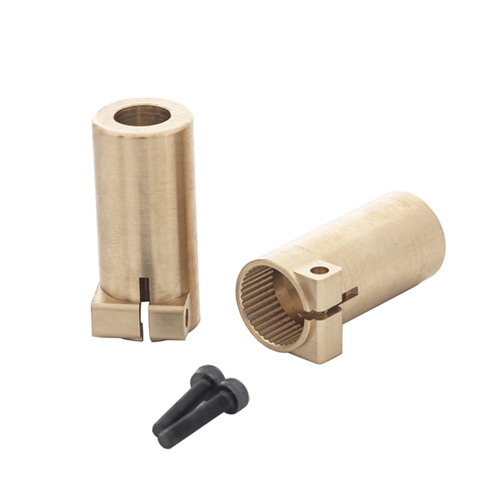 

Brass Rear Axle Sleeve Balance Weight Cup Replacement Parts for 1/10 Scx10 II 90046 Simulation Climbing Car