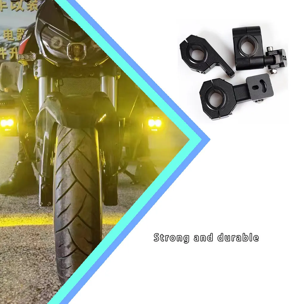 

Motorcycle Spotlight Mounting Holder Aluminium Alloy Headlight Bracket Replacement Modification Spare Part Accessories