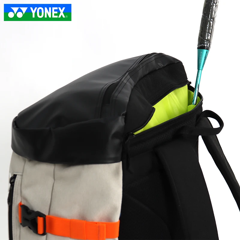 Original YONEX Badminton Bag Tennis Racquet Backpack for 3 Rackets with Compartment Sports YY Badminton Racket Backpack BA224CR