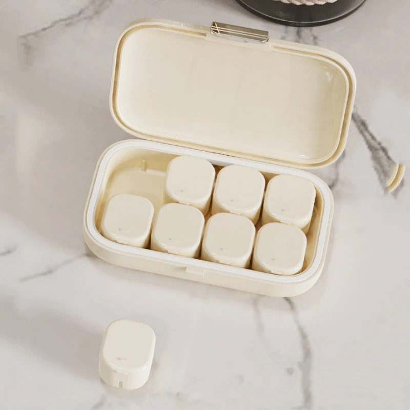 Мини-портативный Органайзер Для Таблеток 8 Отделений Ежедневный Еженедельный