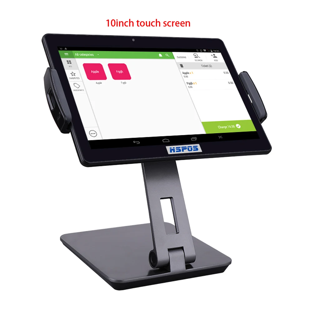 

Newest Wholesale Retail Restaurant POS Cash Register System With Printer,Scanner,Cash Drawer Tablet 10inch Android