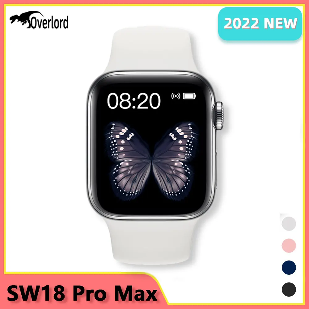 

2022 SW18 Pro Max Smart Watch Men Ladies Multi-Sport Mode Full Touch Smart Watch Heart Rate Monitor for iOS Android PK M36 Plus