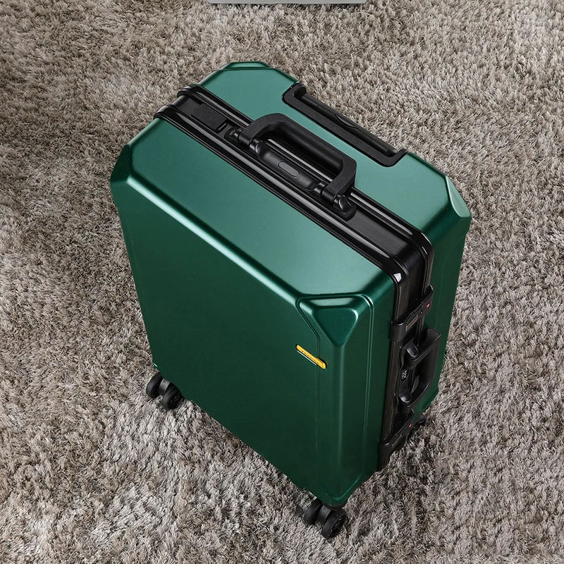 

Fashion Capacity Rolling Aluminum Frame luggage Trolley Suitcase Students Password Travel Case G2130-G2134 Morliron