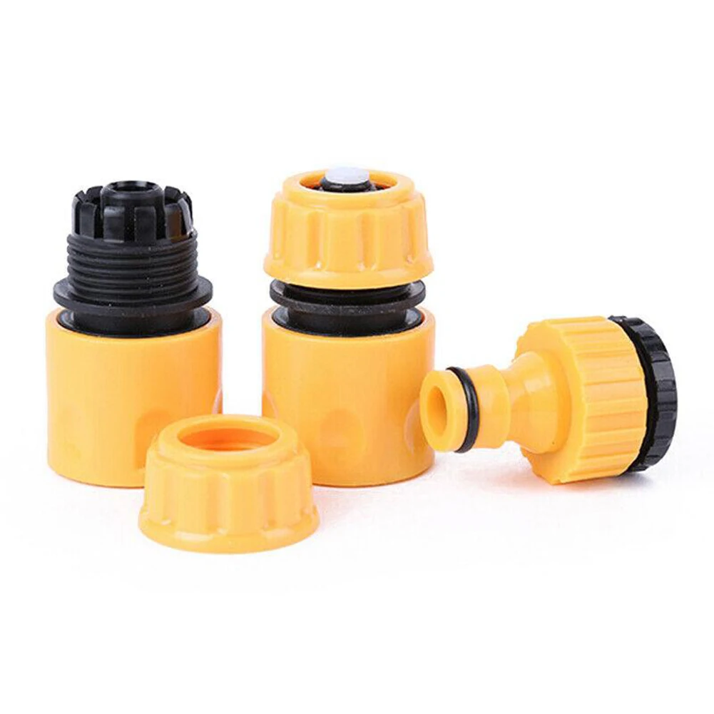 

3Pack Garden Water Hose Pipe Tap Connector Conection Fitting Adaptor Tab Connectors Watering Equipment Replacement