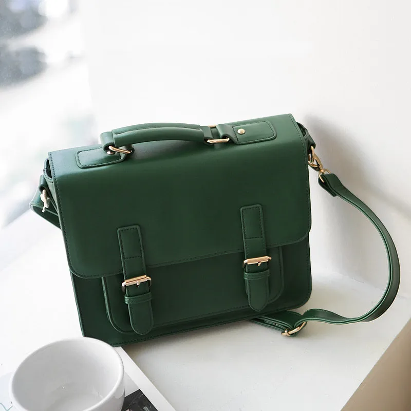 MVA Women's Crossbody Shoulder Bag Fashion Women's PU Leather Cross Body Over The Shoulder Youth Female Handbags Briefcase New