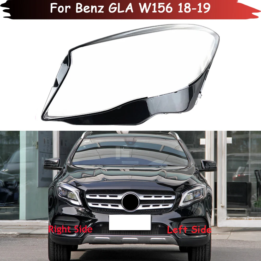 Car Headlight Shell Lamp Shade Cover Headlight Glass Caps Headlamp Lens Cover For Benz GLA W156 GLA200 GLA220 GLA260 2018 2019