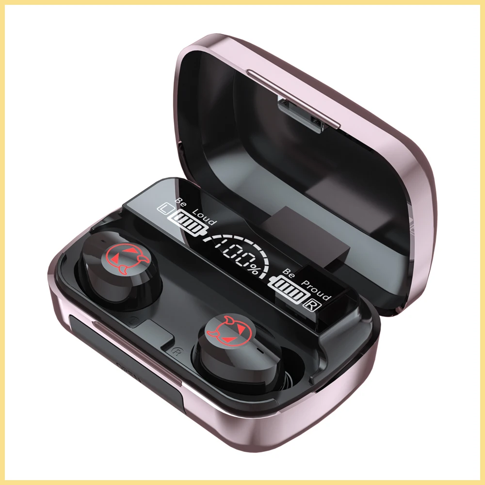 

M23 wireless bluetooth headset 2000 mah rechargeable box of waterproof earbuds compatible bluetooth stereo headsets with a micro