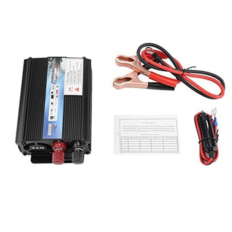 

Car Inverter 500W 12V To 220V DC Power Supply Inverter Solar Inverter Converter With Sockets And USB Port