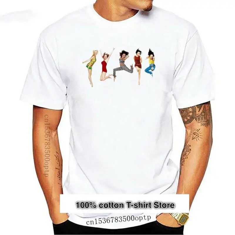 

Spice-Camiseta de Jump para chicas, camiseta de Spice World UK 2021, Concierto de gira (enviado en 24 horas)