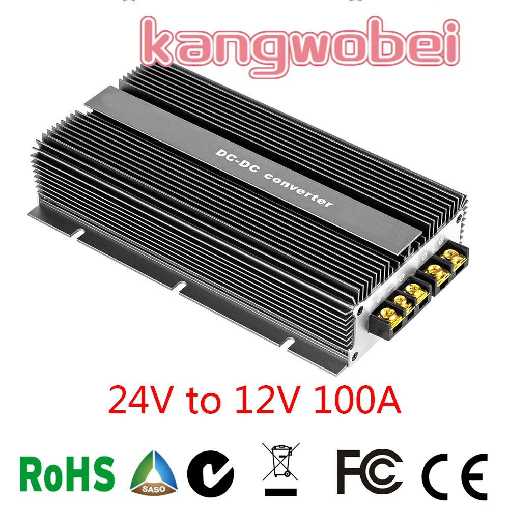 

100A 24V TO 12V 1200 Watt VOLTAGE REGULATOR STEP UP DC DC CONVERTER 100 AMP POWER BUCK MODULE 24V DC TO 12V DC 100 AMP