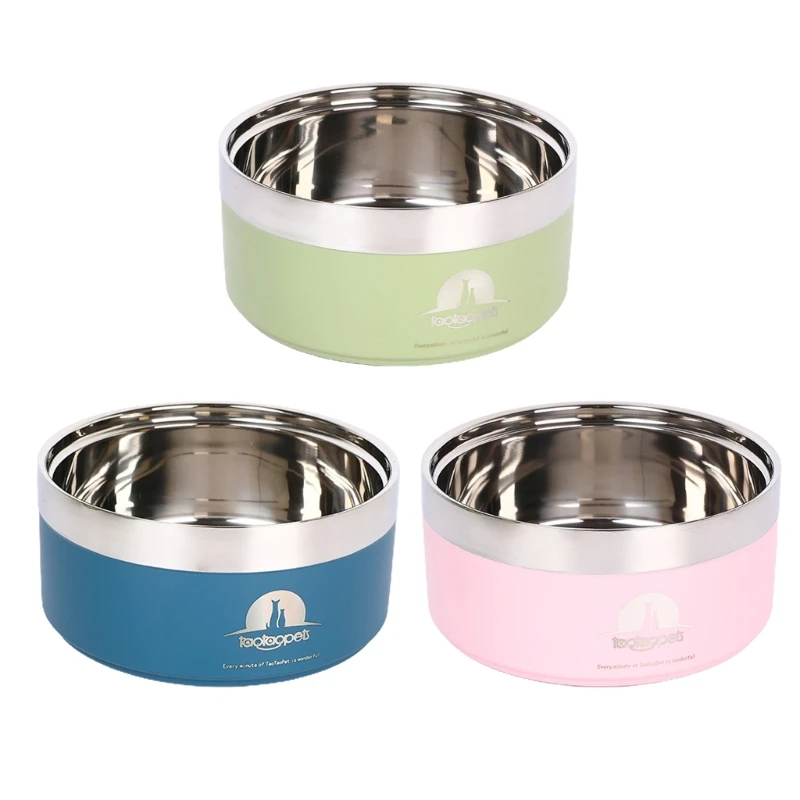 

Dog Feeder for Pet Dog Drinking Eating Pet Bowl Puppies Plate Dishes