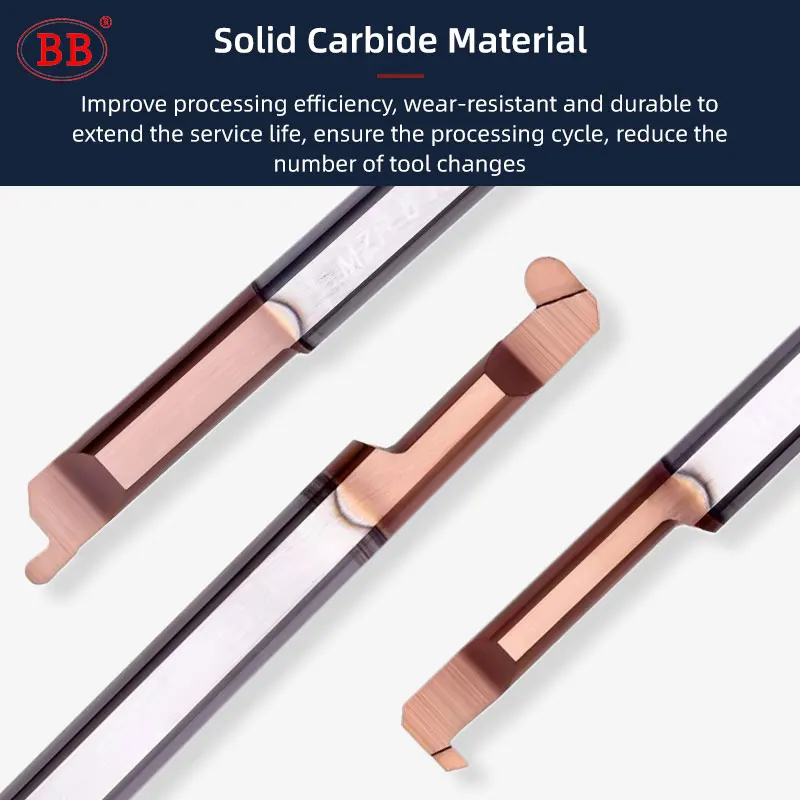 BB MKR MZR DIY Round Grooving Cutter MXR Boring Auto Lath Small Hole Modular Bar
