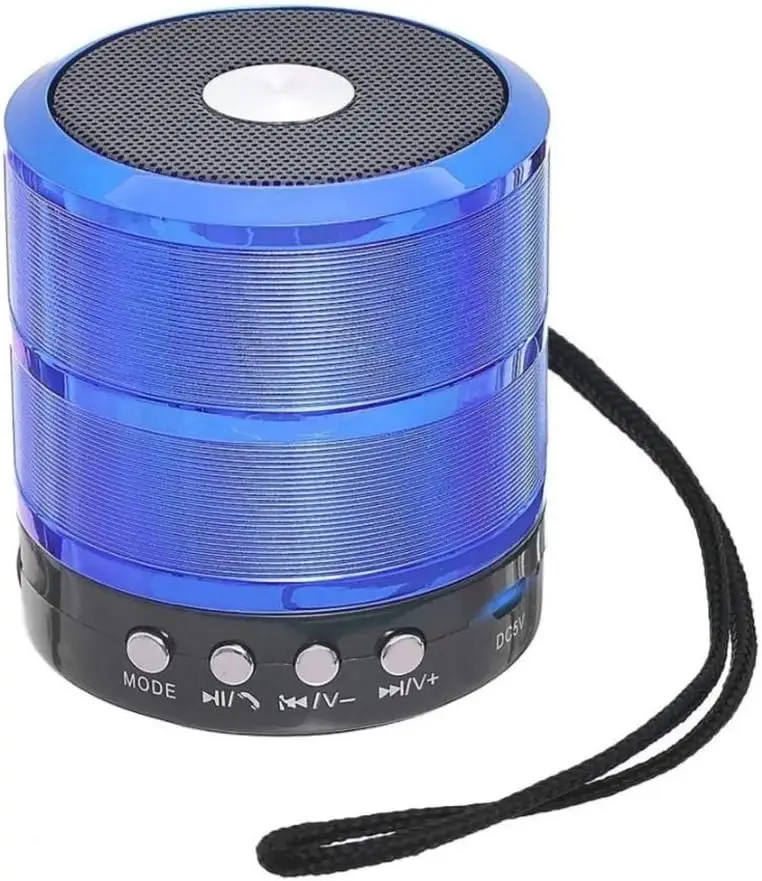 

2023 new Caixa De Som Bluetooth Multimídia 5w Portátil Recarregável Cor Azul